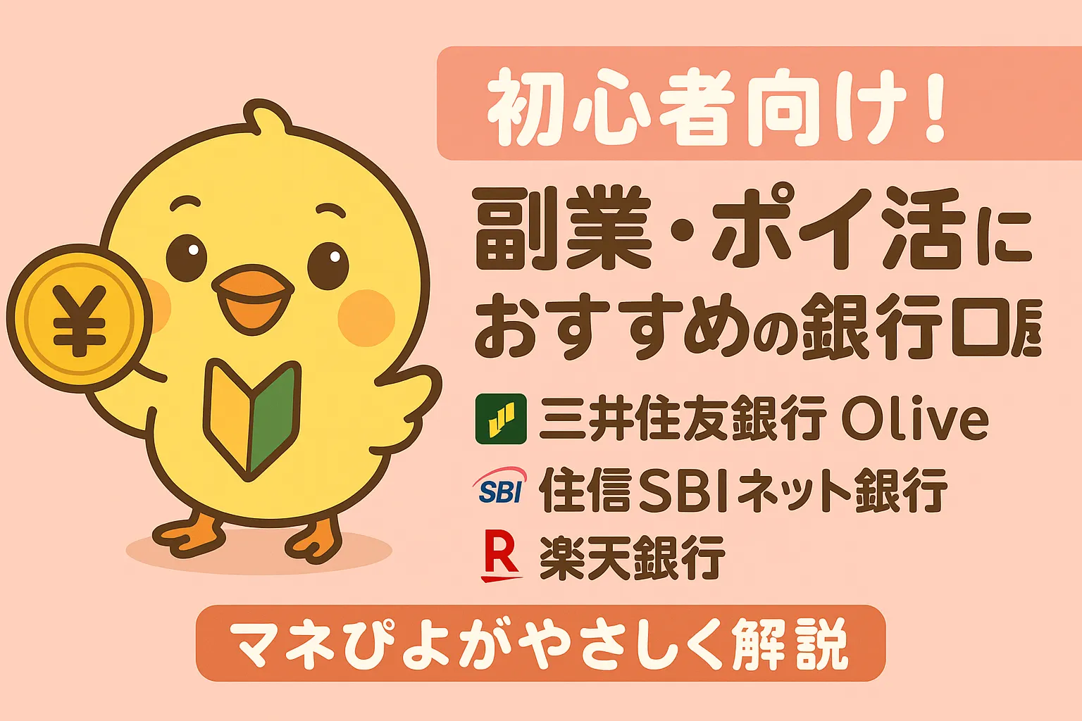 おすすめ銀行口座アイキャッチ画像
